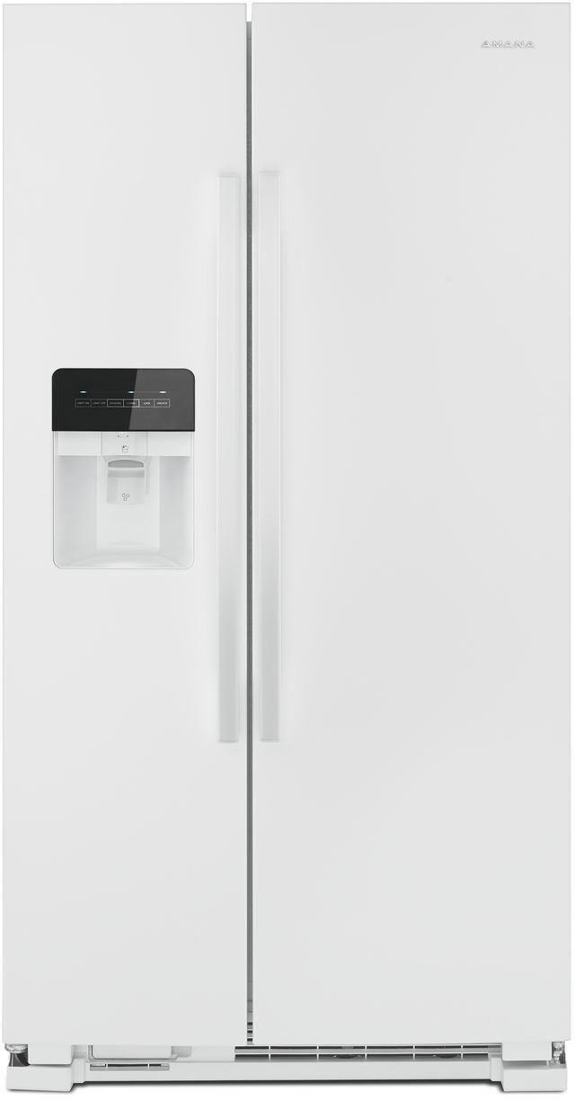 Amana® 34 in. 21.41 Cu. Ft. White Side-By-Side Refrigerator