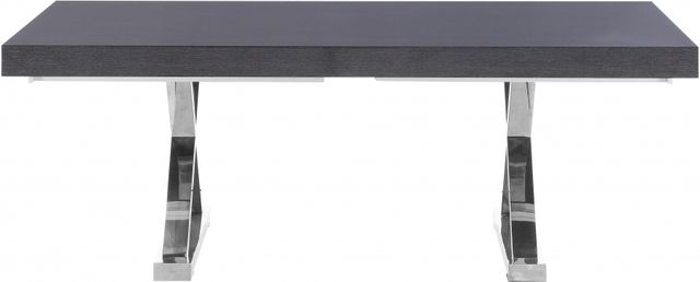 Meridian Furniture Excel Grey Extendable Dining Table-3