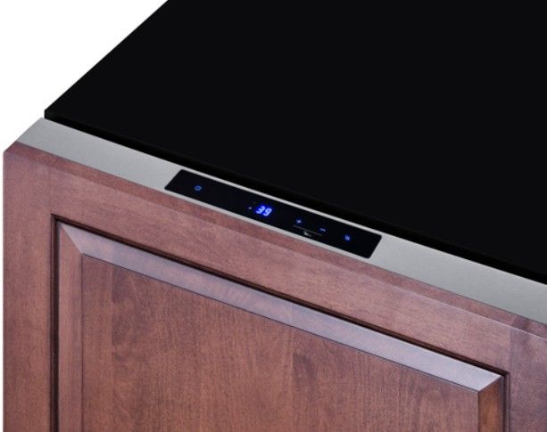 Summit® 24” 3.4 Cu. Ft. Panel Ready 2 Drawer Under the Counter Refrigerator-3