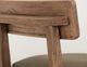 International Furniture Direct Balam Gray/Stained Brown Upholstered Barstool-5