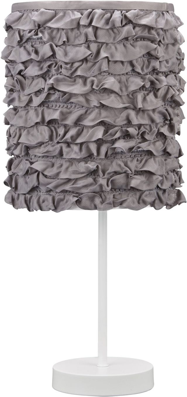 Signature Design by Ashley® Mirette Gray/White Metal Table Lamp-0