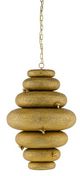 Currey & Company Bee My Honey Antique Brass Chandelier-1