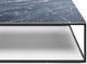 Natuzzi Editions Cabaret Blue Precious Sodalite Square Coffee Table with Matte Coffee Base-1