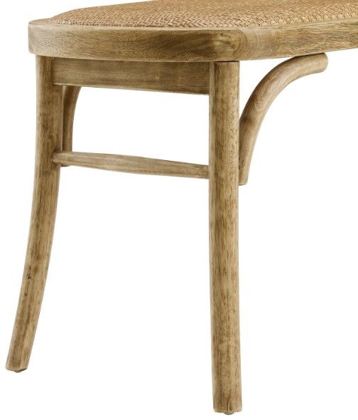 Linon Hyde Brown Bentwood Bench-4