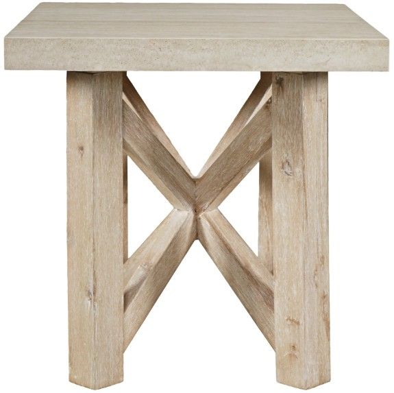 Jofran Inc. Sierrafina Almond Square End Table-1