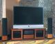Salamander Designs® Synergy Model 236 AV Cabinet-Dark Cherry/Black-1