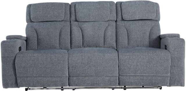 Signature Design by Ashley® Studio Cave Steel Power Reclining Sofa with Adjustable Headrest-1