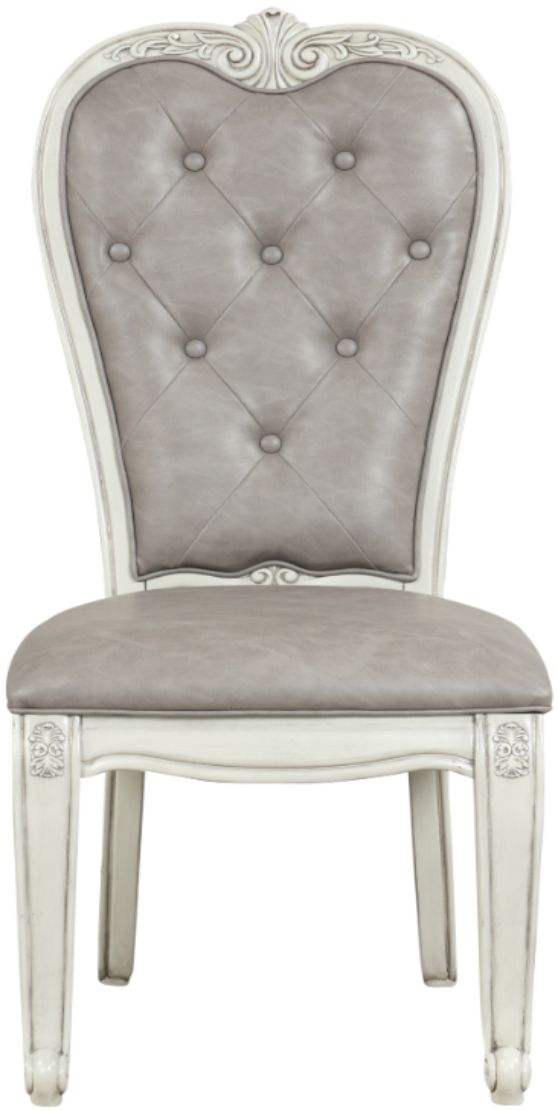 New Classic® Home Furnishings Bianello Vintage Ivory Side Chair-1