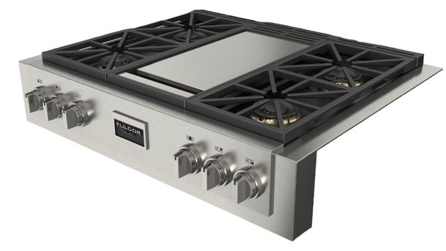 Fulgor Milano Sofia 36" Stainless Steel Pro Gas Cooktop-1
