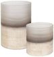 Uttermost® Ombra 2-Piece Bronze/Silver Vase Set-0