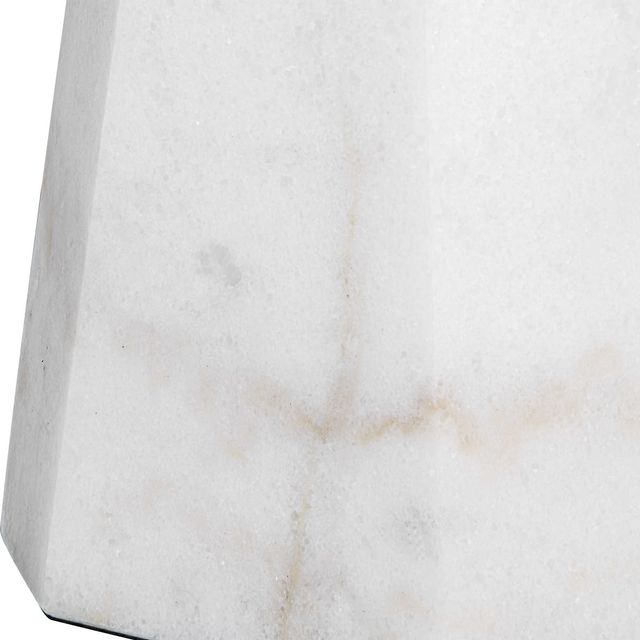 Uttermost® Citadel White Marble Table Lamp-4