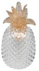 A & B Home Clear Large Glass Pineapple with LED Light-2