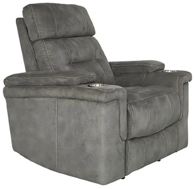 Parker House® Diesel Cobra Gray Power Recliner-0