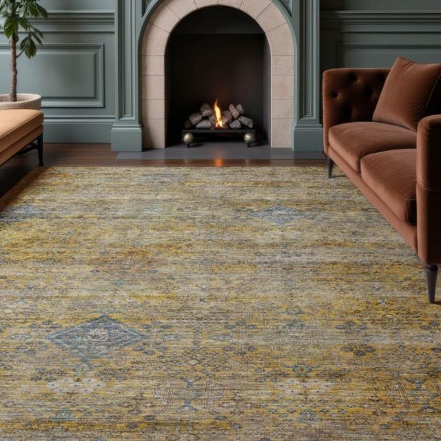 Dalyn™ Rug Company Aristo AR1 Gold 5'x8' Area Rug-1