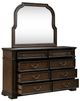 Liberty Furniture Provence Park Chateau Brown Dresser and Mirror-5