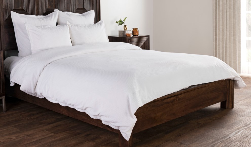 Classic Home Karina 3-Piece White King Duvet Set
