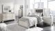 Signature Design by Ashley® Lonnix 3-Piece Silver Finish Twin Panel Bed Set-4
