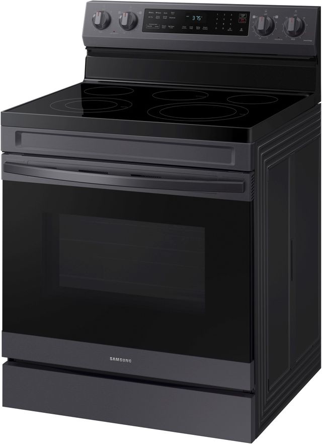 Samsung 30" Fingerprint Resistant Black Stainless Steel Smart Freestanding Electric Range-6