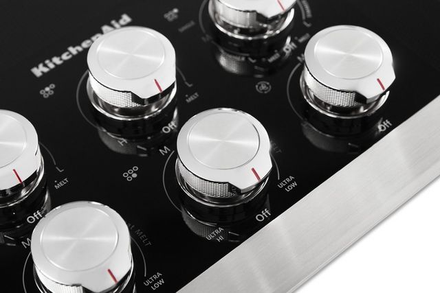 KitchenAid® 36" Stainless Steel Electric Downdraft Cooktop-3