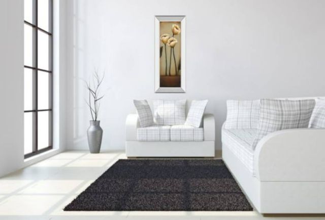 Classy Art Jardin De Flores II by H. Alves Mirror Framed Wall Art-3