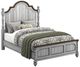 Flexsteel® Plymouth® Distressed Graywash Queen Panel Bed-0