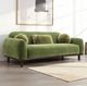 Furniture of America® Mellone Olive Green Sofa-2