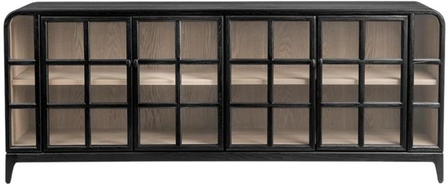 Classic Home Maison Loft Black 4-Door Cabinet-2