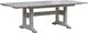 Urban Collections by Yutzy Woodworking Mission Retreat White Oak Trestle Dining Table with Leaves-0