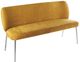 Modus Furniture Fomo Pineapple/Stainless Steel Upholstered Settee-0