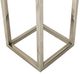 A & B Home Glossy Silver 8" T-Light Holder-1