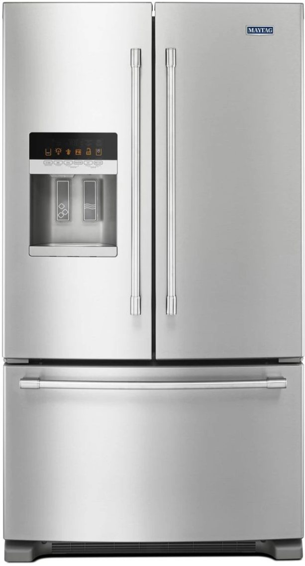 Maytag® 36" 24.7 Cu. Ft. Fingerprint Resistant Stainless Steel French Door Refrigerator