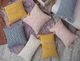 Livia Macramé Beige Decorative Pillow-2