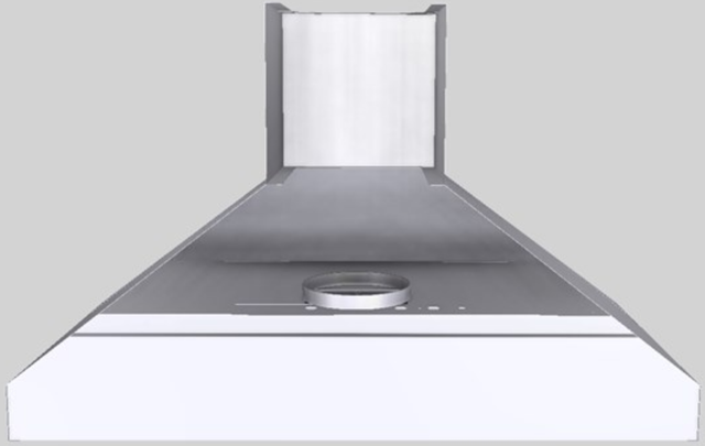 Vent-A-Hood® 48" White Wall Mounted Range Hood-1