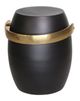 Sagebrook Home Metal Black and Gold 27" Barrel Accent Table-0