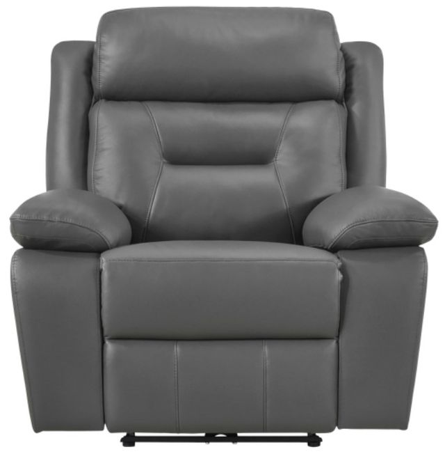 Homelegance® Laconia Dark Gray Power Recliner-2