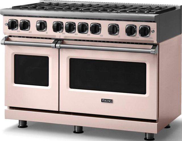 Viking® 7 Series 48'' Blush Pro Style Gas Range-3