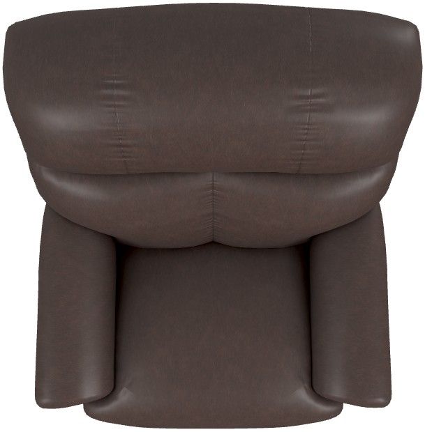 La-Z-Boy® Reed Tobacco Leather Manual Wall Recliner-3