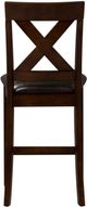 Liberty Furniture Thornton 2-Piece X Back Russet Counter Chairs-1