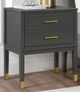Elements International Bruno Dark Charcoal Nightstand-0