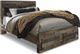 Benchcraft® Derekson 5-Piece Multi Gray King Panel Storage Bed Set-1