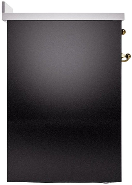 Ilve® Nostalgie II Series 30" Glossy Black Pro Style Induction Range-3