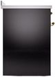 Ilve® Nostalgie II Series 30" Glossy Black Pro Style Induction Range-3