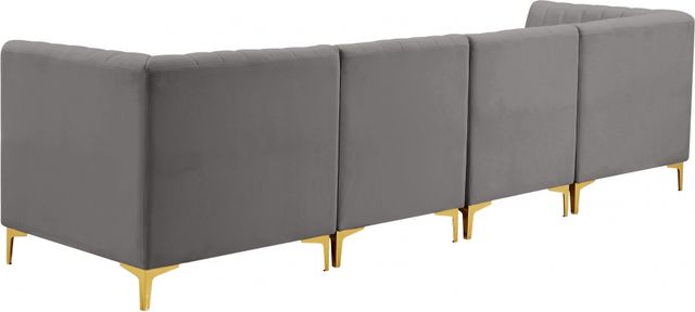 Meridian Furniture Alina Grey Velvet Modular Sofa-2