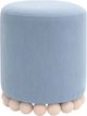 TOV Furniture Dex Faded Blue Upcycled Ottoman-0
