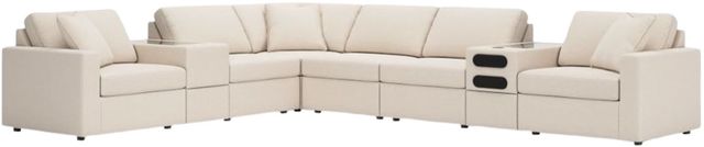 Signature Design by Ashley® Modmax 8-Piece Oyster L-Shape Sectional with Audio and Storage Consoles-0