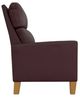 Best® Home Furnishings Customizable Janae Leather Manual High Leg Recliner with Honey Birch Legs-2