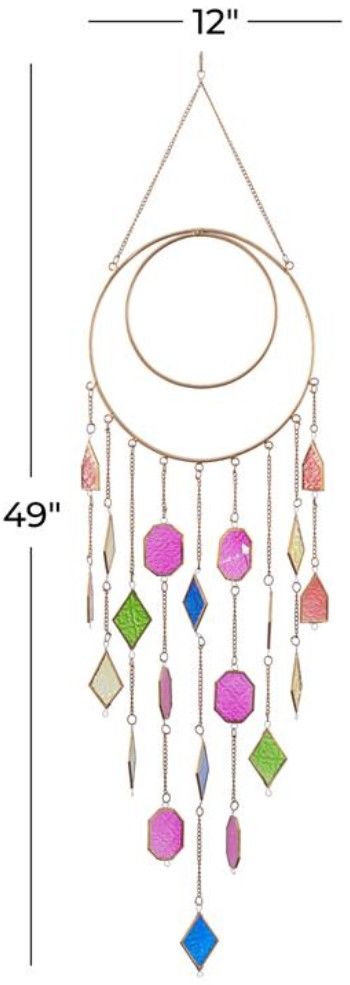 Deco Marche Multi Colored 49" Windchime-1