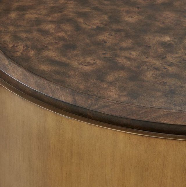 Uttermost® Parrish Antique Brass Round Coffee Table-4