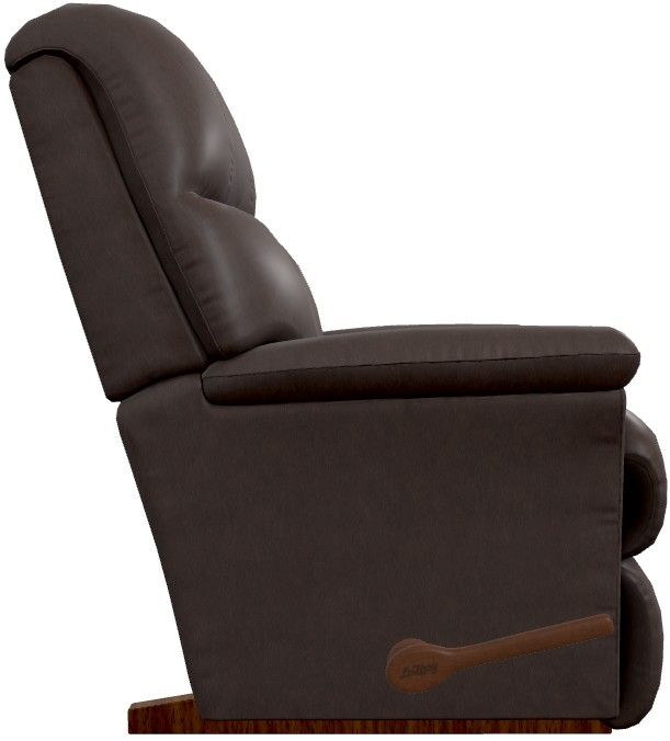 La-Z-Boy® Reed Tobacco Leather Manual Rocking Recliner-3
