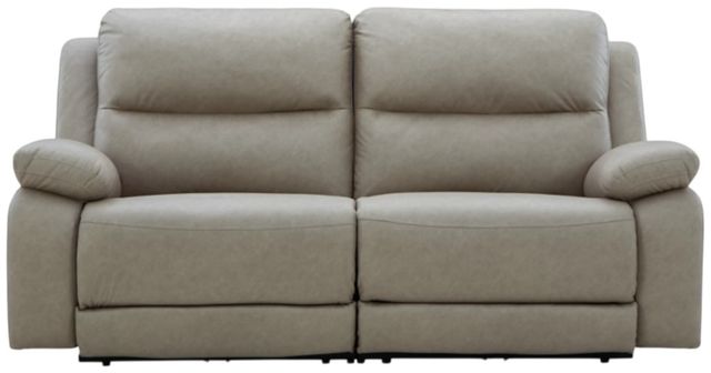 Signature Design by Ashley® Brannigan 2-Piece Pebble Power Reclining Small Spaced Sectional Loveseat-0